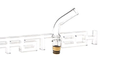 Glass + Stainless Steel Bent 510 Drip Tip