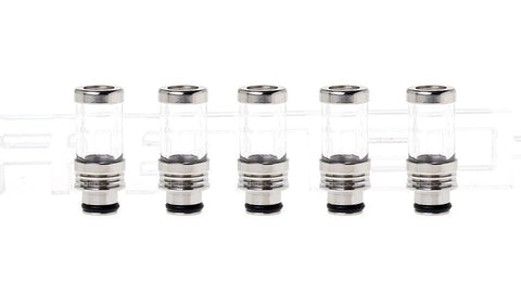 Glass + Stainless Steel Drip Tip